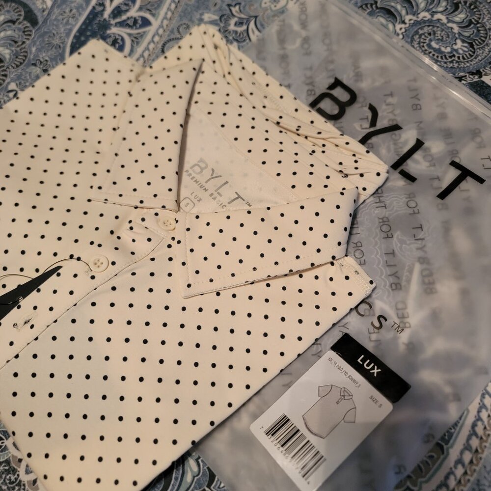 BYLT Basics Polo Shirt NEW with TAGS Small